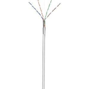Cat5e. foliengeschirmt. 100m. grau. Kupfer. starr