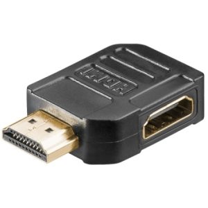 HDMI-Adapter. Bu.-St.. rechtwinklig. Goldkontakte