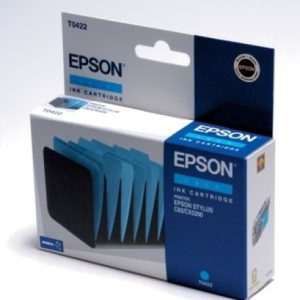 original Epson Tintenpatrone cyan. Art TPE422