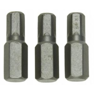 Hex H8 Sechskant Bits. 3 Stück Bit Schraubeinsätze Länge 25mm