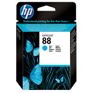 HP C9386AE Originalpatrone Nr. 88. cyan. 9ml