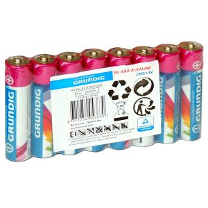 8 St. AAA / Mikro / LR03 Alkaline-Batterien. Grundig