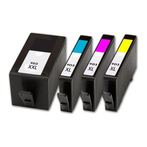4 Patronen XXL. ersetzen HP Nr. 903XL. H903XXLrw-4