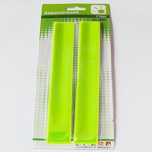 Reflektorband. 2er Pack neon-gelb
