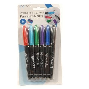 Permanentmarker. 6er Set