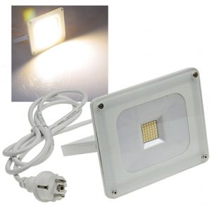 LED-Fluter. 230V. 30W. warmweiß / 3000K. Stecker