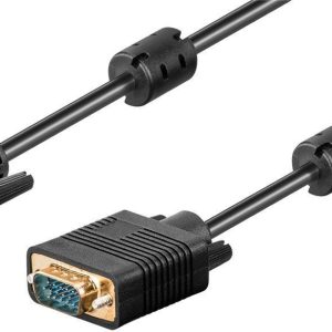 DVI – VGA Full-HD Kabel. vergoldet. 5m