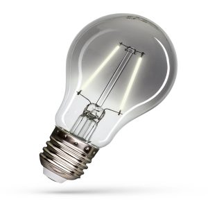 LED Birne E27 2.5W Filament. neutralweiß graues Glas