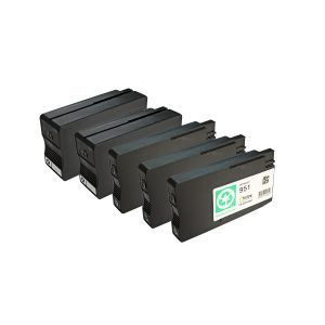 5 kompatible Patronen alternativ zu HP Typ 950XL. 951XL