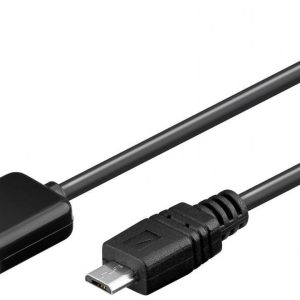 EASY USB Sync- und Ladekabel 1m. Typ A > Micro Typ B