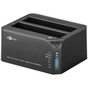 Dual SATA Festplatten Docking Station mit USB 3.0 Schnittstelle