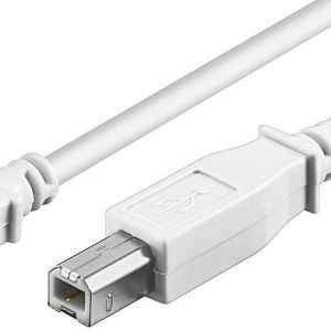 USB 2.0 Hi-Speed Kabel 1m. Weiß