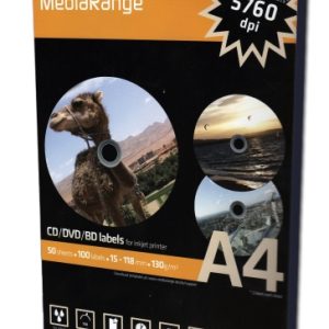 CD-Labels. matt. 100 Stück-Packung. 15mm Innendurchmesser. Media