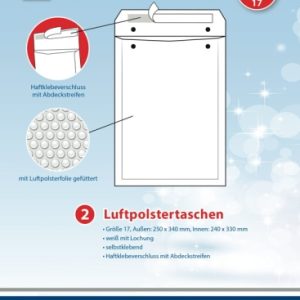 Luftpolstertaschen. Gr.18. 2 St.