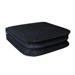 MediaRange CD-Mappe aus Nylon für 24 Discs. schwarz
