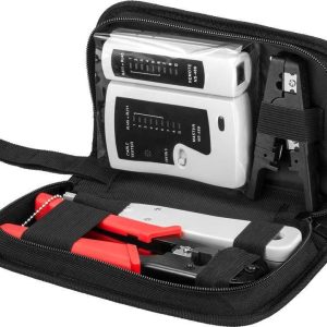 Werkzeugset & Kabel-Tester für Telefon- und Netzwerkinstallation