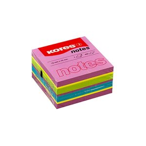 Haftnotizen 450 Stück. 75x75mm. 4-farbig. Spring