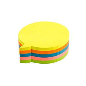 Haftnotizen 250 Stück. 70x70mm. Sprechblase. 5-farbig