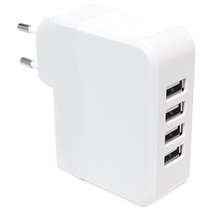 Quattro High Power USB Netzteil – Stromversorgung mit 4x 2.4 A