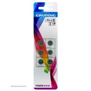 Knopfzelle GRUNDIG. AG3. 1.5V. Alkaline. 6 St.