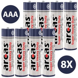 8 Stück arcas Micro-Batterien. AAA 1.5V