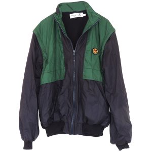 Wind Blouson gefüttert. dkl. Blau-Grün Größe S