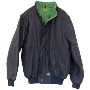 Wind Blouson gefüttert. schwarz Größe S
