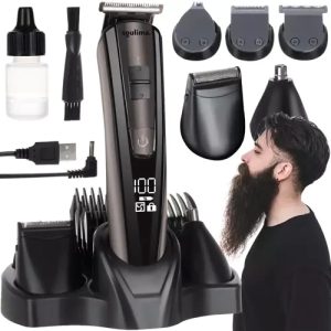 Haar- und Barttrimmer 5in1 Kabellos Akku-Betrieb