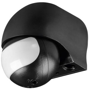 Infrarot Bewegungsmelder. outdoor (IP44). schwarz