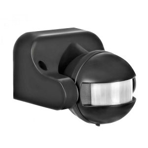 Bewegungsmelder PIR-Sensor 1200W IP44 schwarz