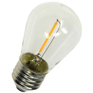 Ersatz-Birne Filament E27 12V / 0.8W für Biergarten-Lichterkette