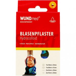 Blasenpflaster Set 6 Stück Hydrocolloide Spezialpflaster