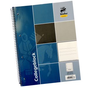 Collegeblock A4. liniert. 80 Blatt
