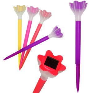 Farbige Solarlampe „Flower“. 32 cm Farbige Solarlampe „Flower“. 32 cm