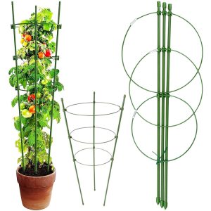 Blumenring – Pflanzenstütze grün Höhe 60cm