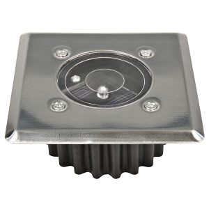 LED Bodenleuchte mit Solarfunktion. eckig