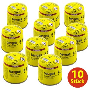 Universal Butangas Stechkartusche 10er-Set 190g 330ml Campinggas