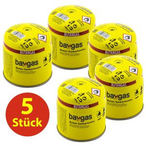 Universal Butangas Stechkartusche 5er-Set 190g 330ml Campinggas