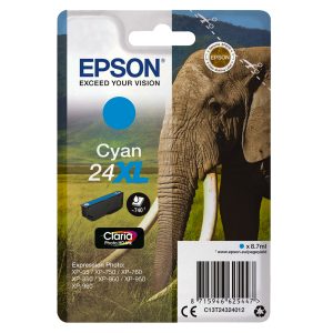 original Epson Tintenpatrone 24XL cyan / T24324012