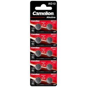 10 Knopfzellen AG12 / LR43 / LR1142 / 386 / BP10 Alkali-Mangan