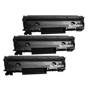 Sparset: 3x Toner Schwarz XXL Alternativ für HP-Drucker. ersetzt HP CB435A