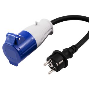 CEE-Kupplung auf Schutzkontakt-Stecker 0.2m IP44