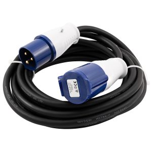 CEE Verlängerungskabel 10m Stecker auf Kupplung
