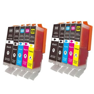 Aktuelles Sparset: 10 Patronen mit Chip CS525/526CHIP-10