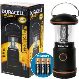 LED Camping / Hängelampe Duracell LNT-10 mit Batterien