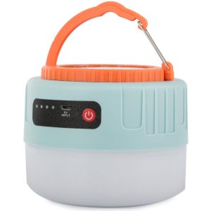 LED Solar Campinglampe mit USB-Ladefunktion