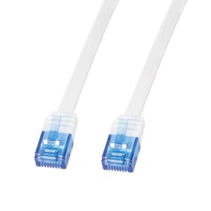 Patchkabel SlimLine Cat.6 LAN Kabel U/FTP. weiß 20m