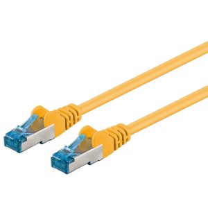 Patchkabel Cat6a. S-FTP Pimf-Kabel. 15m. gelb