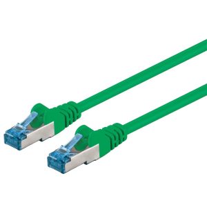 Patchkabel Cat6a. S-FTP Pimf-Kabel. 20m. grün