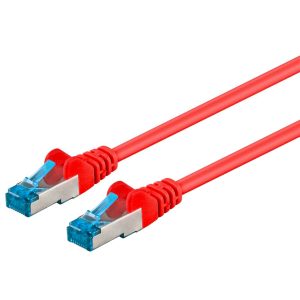Patchkabel Cat6a. S-FTP Pimf-Kabel. 20m. rot